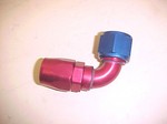 -16 Hose To -12 Nut 90 Double Swivel Hose End