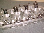 OUT OF STOCK Used BAE billet Hemi fuel heads ti valves, retainers