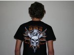 Short Sleeve Black Skull Shirt
