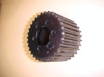 Used 14mm 31 tooth blower pulley alum.