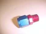 Female AN Flare Swivel To Pipe Alum. Straight