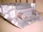 Used 9.80" Std. Deck Weiand BBC Comp. Intake Polished