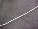 1/4" Half Round Virgin Teflon Per Ft.