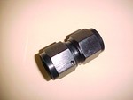 Female To Female Flare Swivel Coupler Alum. Black