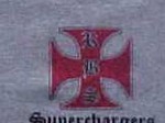 Short Sleeve Gray Iron Cross Shirt