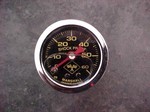0 To 15 Pound Liquid Filled Boost Gauge