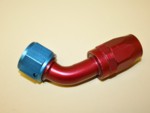 Used -12 45 Degree AN Fitting Double Swivel Alum. Aeroquip