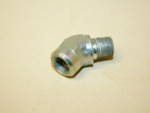 Used 1/8" NPT Steel 45 Degree Female/Male Pipe Elbow Coupling