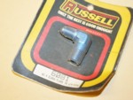 Used -4 To 1/4" NPT Pipe Alum. Fitting Russell 90 Degree #6081