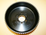 Used 11mm 65 Tooth Center Flange Blower Pulley 3.50" Wide