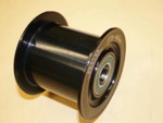 Idler Pulley Smooth 3.4" Wide 1 Piece 3.40" Dia. Alum. 84mm