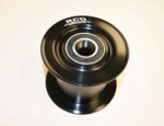 OUT OF STOCK Idler Pulley Flat 3.0" Wide 1 Piece 3.25" Dia. Alum 75mm. (1510-0012C)