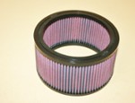 Polished Alum. Single Or Dual BDS 4150 Scoop K&N Air Filter (2200-0052A)