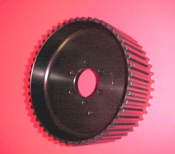 Used NOS 14mm 50 GT tooth alum. blower pulley center flange (7001-1450CGT)
