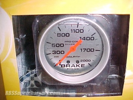 SOLD Used Autometer Brake Pressure Gauge Assm. #4626 (7012-0020)