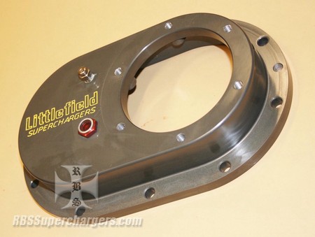 Littlefield Billet Front Roots Blower Cover Anodized (1300-0030A)