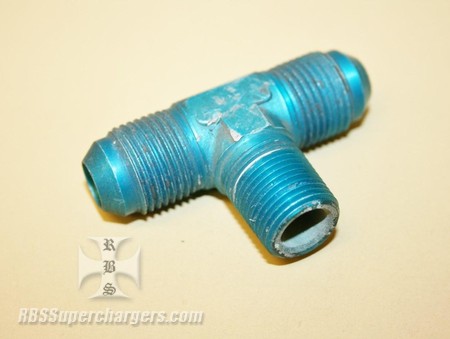 Used -8 Flare Tee/Male Branch 3/8" NPT (7003-0035B)