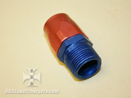 Used -12 To 3/4" NPT Pipe Hose End Alum. Fitting Earl's #320112 (7012-0073U)