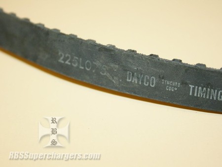 Used 255-L-075 Dayco Rubber Belt (7012-0074)