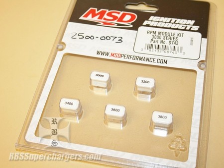 MSD RPM Chip Module Kits 3,000 Thru 11,800 (2500-0073)