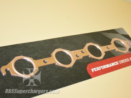 OUT OF STOCK LS1/ LS6/ LS7/ LQ9 Embossed Copper 1.750" Port Exhaust Gasket #4119 (2620-0220C)