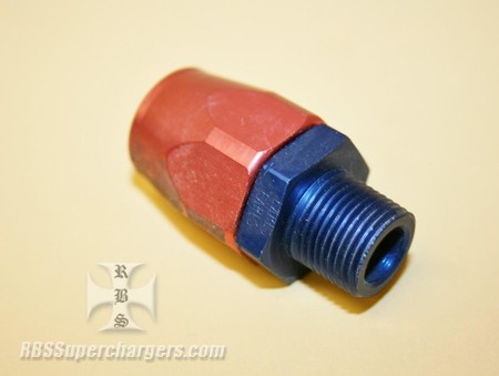 Used -10 To 3/8" NPT Pipe Hose End Alum. Fitting Earl's (7003-0054C)