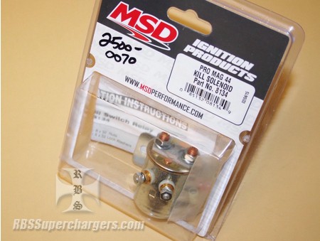 OUT OF STOCK MSD Kill Solenoid #8134 (2500-0070)