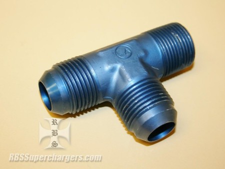 Used -12 AN T-Fitting To 3/4" Pipe On Run (7003-0089R)