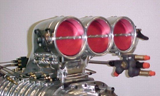 Enderle L&U Polished Alum. Injector Assm. Complete