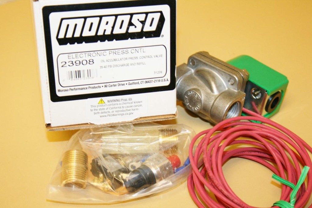 Moroso Accumulator Valve 35-40 PSI Moroso Accumulator Valve 35-40 PSI