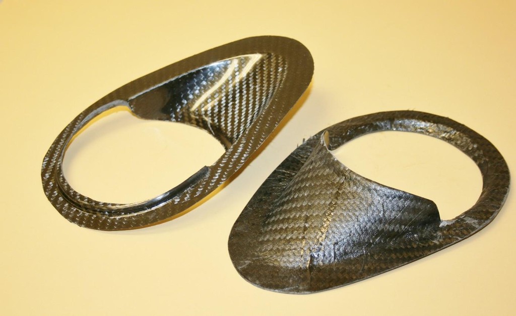 thumbnail image 2 of ProMod ProStock Carbon Fiber Window Bezel With NACA Ducts – Universal Hot Rod 2 of 6