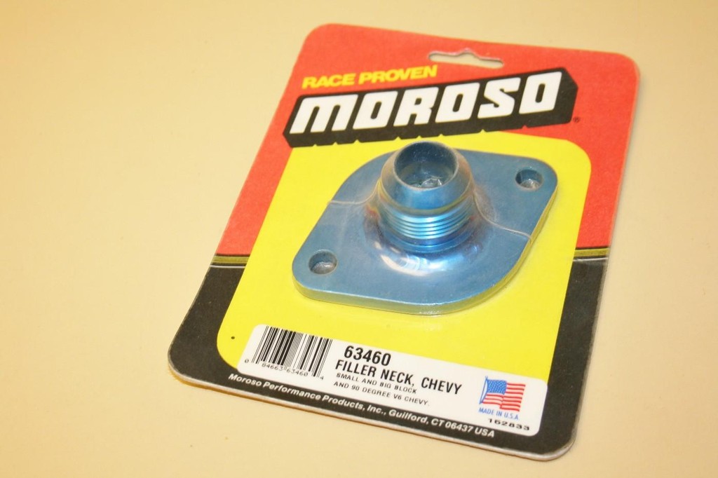 Moroso 63421 Moroso Filler Neck Manifold Housing (Use w/Part No 63460/63461/63465/63466) - Aluminum main image 1