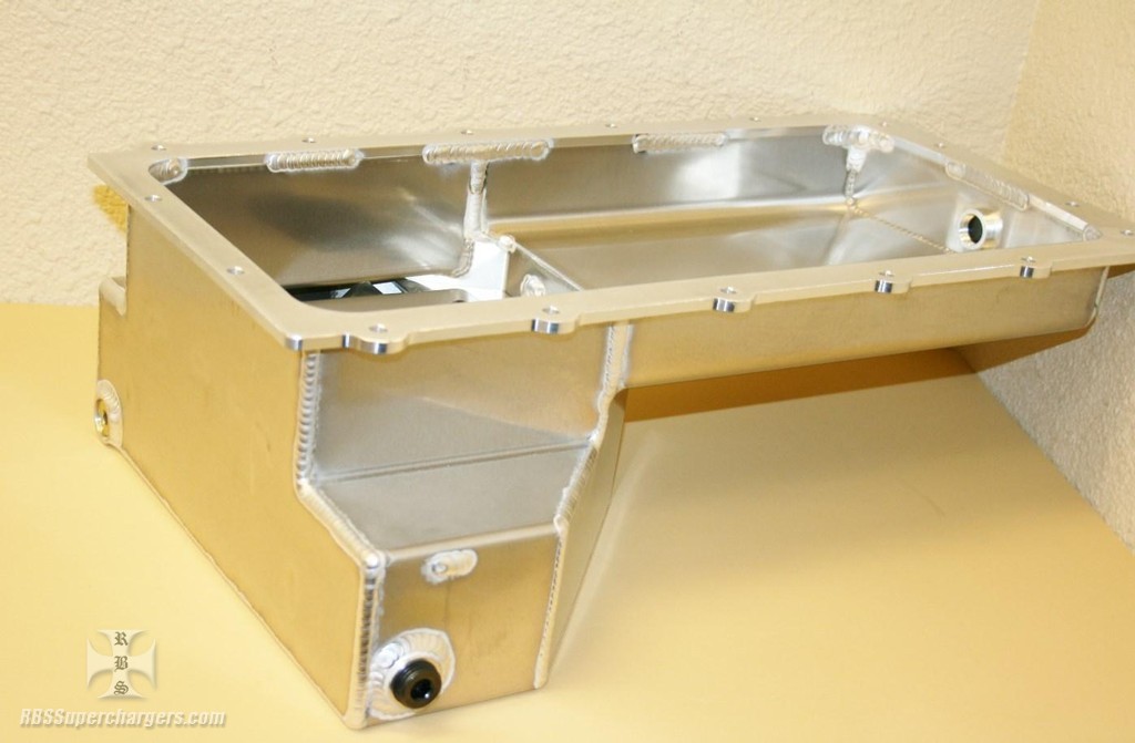 Ford 5 0 Coyote Oil Pan Baffled Rear T Sump Alum 20572