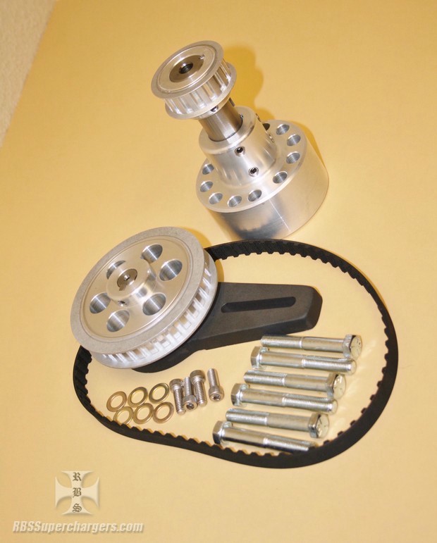 Belt drive fuel pump shop