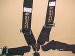 Taylor seat belt harness camloc 7 point nomex black