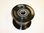 OUT OF STOCK Idler Pulley Flat 3.0" Wide 1 Piece 3.25" Dia. Alum 75mm.