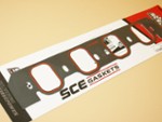 SBF 351C/400M 4BBL Intake Gasket Set Accu-Seal Port 2.660" x 1.900"