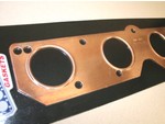 392 Hemi Embossed Copper Round Exhaust Gasket Set #4067