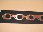 BBC Copper Exhaust Gasket Set Embossed Sq. Port 1.750" #4113