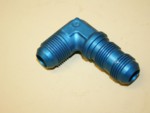 Used -10 Bulkhead Fitting Ninety Degree Alum.