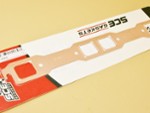 Chrysler 440 Copper Exhaust Gasket Set Embossed 1.700" x 1.475" Port #4064