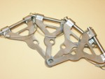 Blower Restraint Titanium Header Bracket W/Ti 3/8" Pin