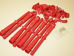 MSD Hemi Tube Set Large Red #34759