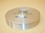 Six Rib Serpentine Acc. Pulley Crank Hub 6.00" #4227