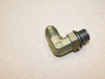 Used -6 AN/ORB Steel 90 Degree Bulkhead Fitting (A)