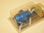 Used -12 Male AN/-16 Male AN Flare Reducer Alum. Russell #661840