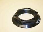 Threaded Crank Hub Retaining Nut w/Alum. Flange Steel