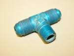 Used -8 Flare Tee/Male Branch 3/8" NPT