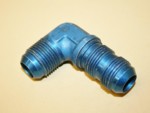 Used -12 Bulkhead Fitting Ninety Degree Alum.