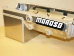 Moroso SBC Drag Race Rear Sump 8.250" Alum. Oil Pan #21234